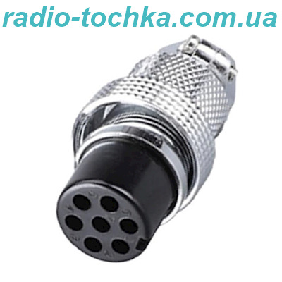 Гнездо гарнитурное MIC327 7pin на кабель диам.-20мм