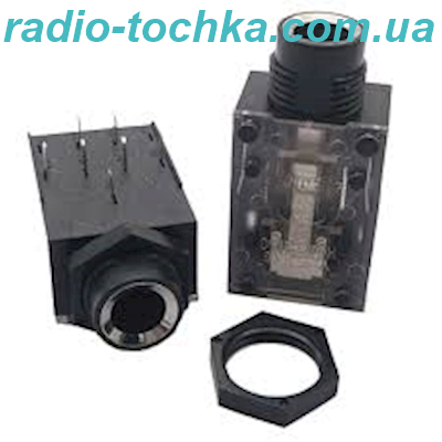 Гніздо 6.3мм EJ6504A стерео з незалежним вимкненням 7pin