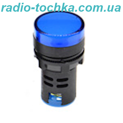 Індикаторна лампа AD16-22DS синя 31-AC 220V PTEN