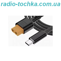 Кабель-перехідник живлення SC100 USB Type-C на XT60 50см