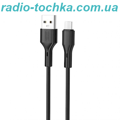 Кабель USB XO NB230 Type-C Quick Charge 2.4A black