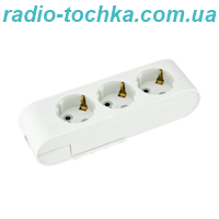 Колодка 3-и гнiзда без з/к 16А HOROZ