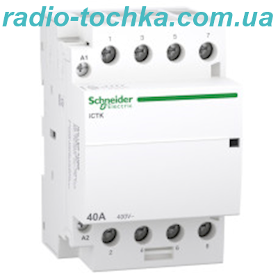 Контактор Acti9 iCTK 40A 4NO 400В катушка 220-240B A9C40440