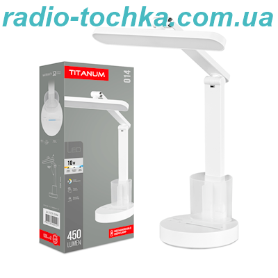 Лампа настiльна з акумулятором TITANUM TLTF-014W 10W 3000-6000K