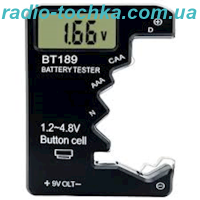 LCD-BT189 Тестер цифровий заряду акумуляторів1.2-4.8V