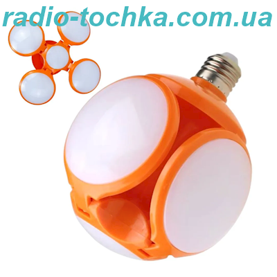 LED лампа E27 складна №3650 без акумулятора