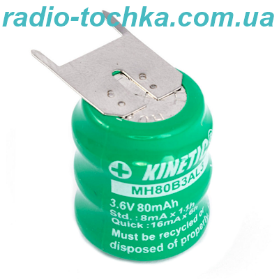 MH40B 40mAh 2.4V акумулятор