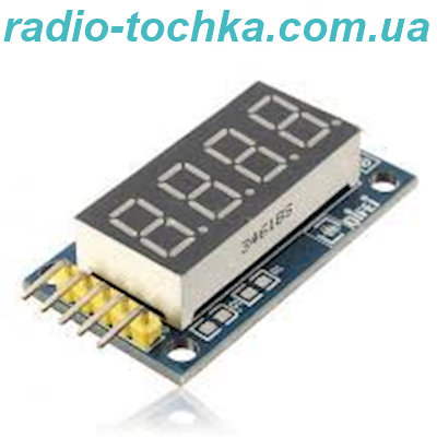 Модуль 4-значний цифровий Дисплей для Arduino TM74HC595 Червоний драйвер