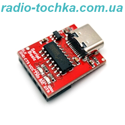 Модуль-перетворювач (конвертер) USB-TTL на CH340E(CX0013A), роз`єм USB Type-C