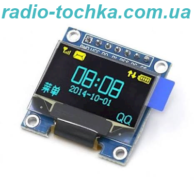 OLED дисплей I2C 0.96" синій 128х64 GME12864-52