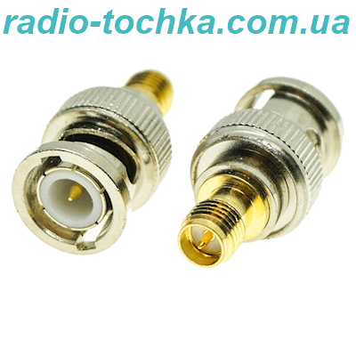 Перехідник гн.RP-SMA (female) - шт.BNC (male)