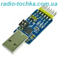 Перетворювач CP2102 інтерфейсів USB-UART, RS232 і RS485