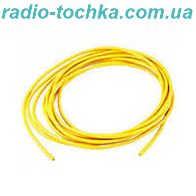 Провід монтажний 20AWG (100*0.08) супергнучкий силіконовий жовтий