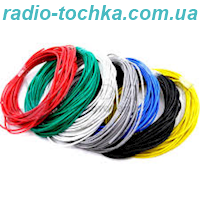 Провід монтажний 24AWG (40*0.08) силіконовий червоний