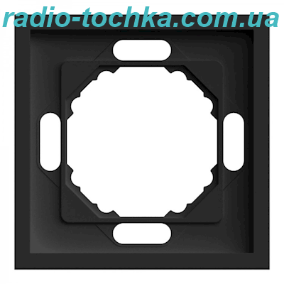Рамка 1-місна Ardero EF101-B Soft чорна