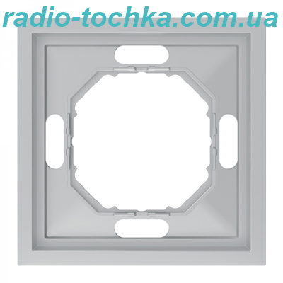 Рамка 1-місна Ardero EF101-S Soft срібна