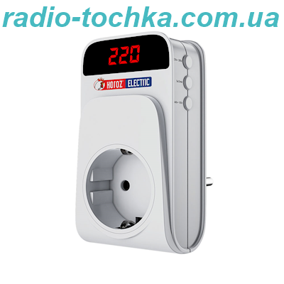 Реле напруги в розетку HOROZ 16A