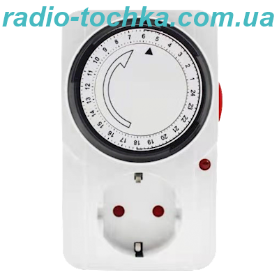 Розетка с таймером (добов) 3500W 16A/230V