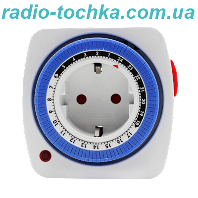 Розетка с таймером механічна 3500W 16A/230V