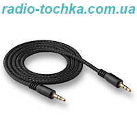 Шнур шт.3.5 стерео х гн.3.5 стерео 2м AUX HOCO UPA20 (gray)