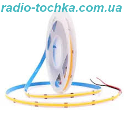 Стрічка н/біла COB 400 шт/м Premium BIOM Professional 24V  7W 3000-3500K