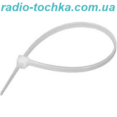 Стяжка 400x4.8 біла (50 шт.)