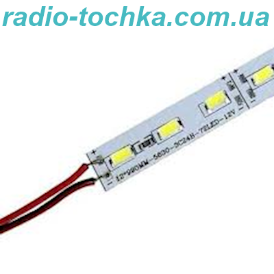 Світлодіодна лінійка BRT 5630-72 LED W 24W 3500K біла зі скотчем