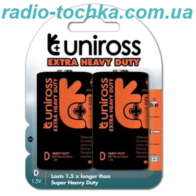 Uniross R20 1.5V батарейка